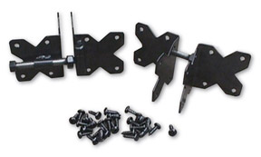 stainless steel marine grade powder coated black hinges