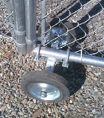 Standard Wheel Assembly For A Roll Gate