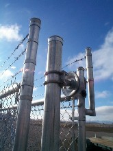 End View of a Cantilever Gate in Spangle Washington