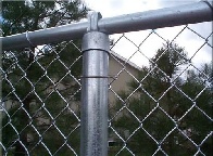 Heavy duty steel chainlink eye top for added strength and thicker pipe for future slats